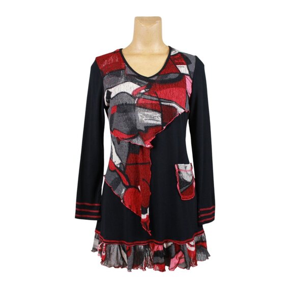 Goa Y2K Mesh Patchwork Overlay Mini Dress - Picture 1 of 1
